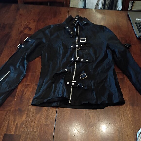 Long Sleeve Straight Jacket Top - Picture 1 of 4